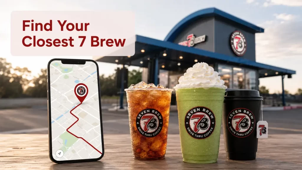 7 Brew Location near