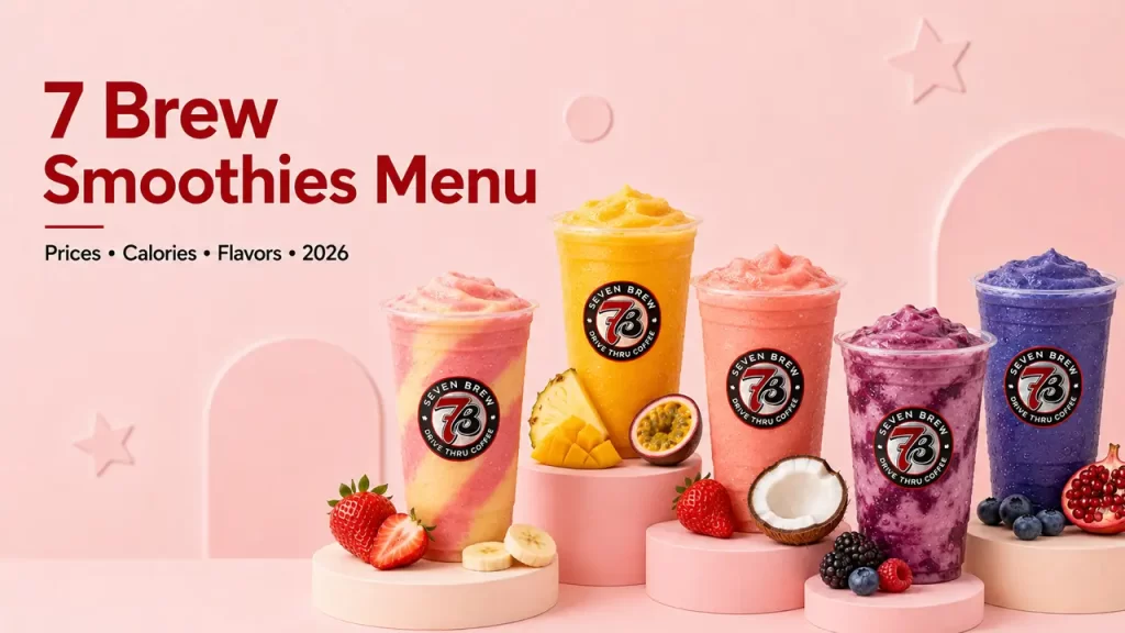 7 Brew Smoothies Menu