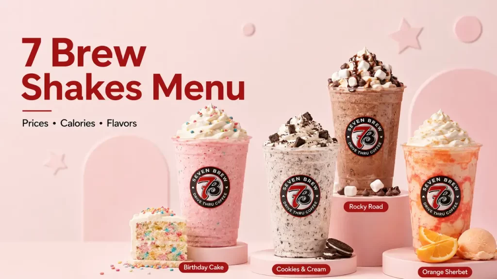 7 Brews Shakes Menu